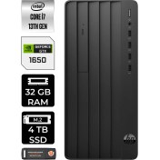 Resim Hp Pro Tower 290 G9 Intel Core I7 13700 32GB 4tb SSD GTX1650/4GB Fdos 8T2X2ES Masaüstü Bilgisayar & Per4 USB Bellek 8T2X2ESP330 