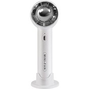 Resim YKD Store F23 Handheld Rurbo Mini Electric Fan (Beyaz) 