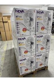 Resim herevdeinova VANTİLATÖR İnova Samyeli 16inç 40 Cm 65 Watt Zaman Ayarlı 5 Pervane Ağırlıklı Ayaklı Lüks Serinletic 