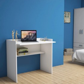 Resim Bimossa Mehpare Beyaz Çalışma Masası 90 cm S1040 