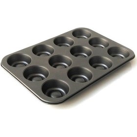 Resim Fame Kitchen 12 Li Yanmaz Yapışmaz Teflon Muffin Kek Kalıbı 
