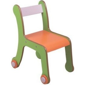 Resim Sandalye Ahşap Papel Mavi 