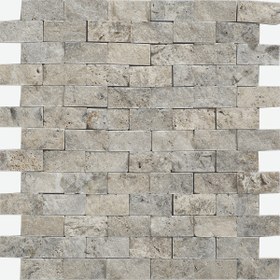 Resim Delta Doğal Taş Silver Traverten Patlatma 2,3x4,8cm 