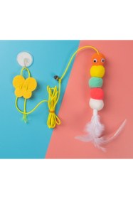 Resim Skygo Elastik Yapışkanlı Kedi Oyun Oltası STRMNA-3428 