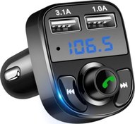 Resim Carx8 Araç Kiti Fm Transmitter Bluetooth 5.0 Micro Sd Usb Şarj Oto Müzik Çalar Cooltech