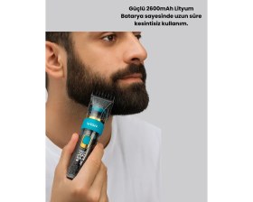 Resim TKÇ Vgr V-695 Profesyonel Tıraş Makinesi Seramik Bıçaklı Turbo Güçlü Motor 