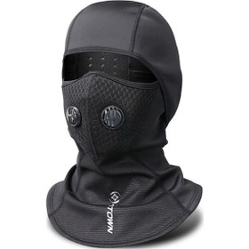 Resim Haikou Termal Tcherchi Siyah Maskesi Kar - Wu Siyah 