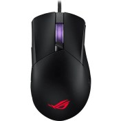 Resim Rog Gladius Iıı Kablolu Oyuncu Mouse 19000 Dpı Sensör Aura Sync Rgb Örgülü Kablo, Siyah 