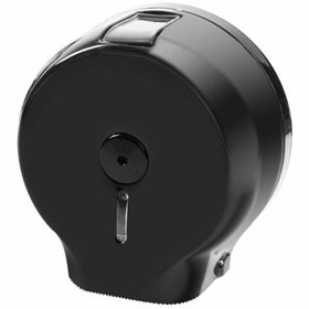 Resim Prestij Plastik Tuvalet Kağıt Dispenseri Jumbo Siyah Q27 Cm 