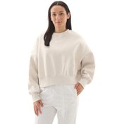 Resim Nike W Nsw Phnx Flc Oos Crew Kadın Sweatshirt Krem 