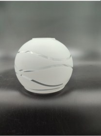 Resim Küçük Avize Camı.suyolu,beyaz Çap:10.00cm-duy Yuvası:3.00cm E.14 Süt Beyaz 