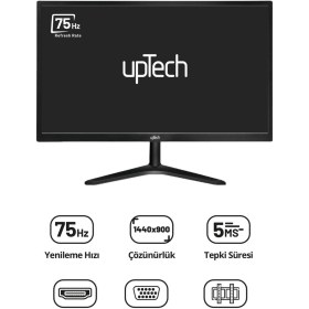 Resim Uptech HD190 19" Geniş Ekran 75 Hz 5ms (Vga,hdmı) LED Monitör 