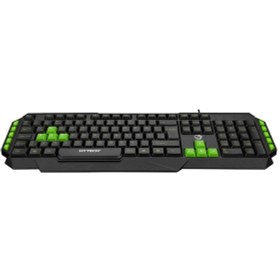 Resim Hytech HYK-46 GAMY Siyah USB Kırmızı Tuşlu Q Gaming Oyuncu Klavyesi 