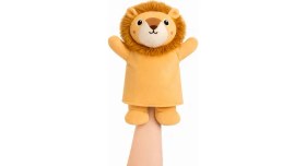 Resim Mini Mini Ilk Oyun Arkadaşım Peluş El Kuklası - Aslan 