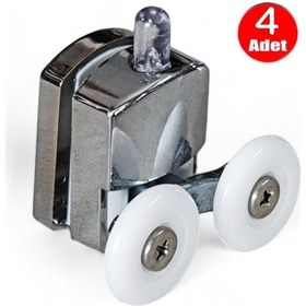 Resim Aletçantam Duşakabin Tekeri Duşkabin Tekerleği 4 Parça Takım (2 Alt-2 Üst) 