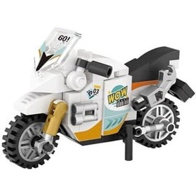 Resim Mey İthalat Lz-8624 Motorsiklet 120 Parça Block Oyuncak Mini Poşet 