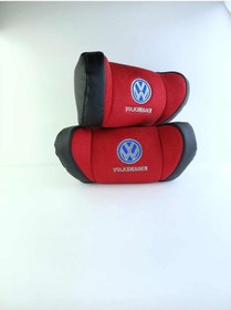 Resim Volkswagen Oto Boyun Yastığı 2'li Kırmızı 
