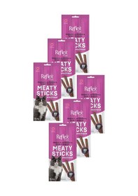 Resim Reflex Meaty Sticks Tavuklu Ve Kızılcıklı Kedi Ödül Çubuğu 6'lı 3 x 5 G 