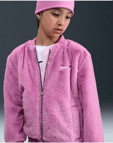 Resim Nike Çocuk Pembe Polar Ceket 36n116-acg Pembe 
