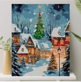 Resim Sayılarla Boyama Tuval Seti 40x50 Cm 