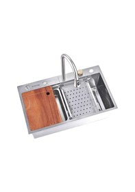 Resim Krome Teknolojik Akıllı Eviye Seti Kombine Basic Saten Krm1010-Br 