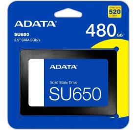 Resim Adata 480GB 2.5" SU650 520-450MB-S ASU650SS-480GT-R SSD Harddisk 
