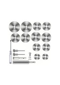 Resim Willowhaven 17 Parça Yüksek Hız Metal Kesme Diski Seti Uzun Kısa Şaft Pvc Ahşap 