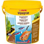 Resim Sera Vipagran Nature Süs Balıkları İçin Granül Temel Balık Kova Yemi 10 Lt ( 3 Kg ) 