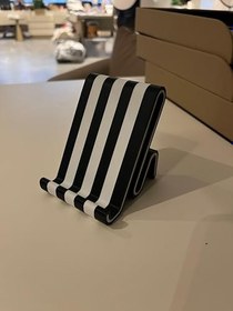 Resim Beşiktaş Çizgili Telefon Tutucu - Modern ve Şık Tasarım Taraftar Bjk Renk Konseptli Tasarım 