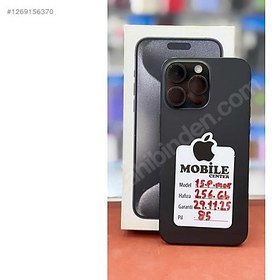 Resim Apple iPhone 15 Pro Max İkinci El TR | 256 GB | Siyah 