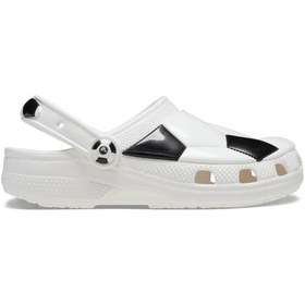 Resim 210157-103 Crocs Classic Soccer Ball Clog K Çocuk Terlik Beyaz 210157-103 Beyaz Siyah 