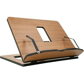 Resim Ahşap Tablet Telefon Tutucu Ayarlanabilir Kitap Okuma Sehpası Standı Rahle 