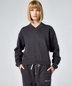 Resim Champion Eco Future Crewneck Croptop Sweatshirt 