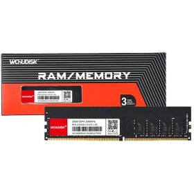 Resim Wchudisk 16 Gb Ddr4 2666 Mhz Pc4-21300u Cl19 1.2v Masaüstü Ram 
