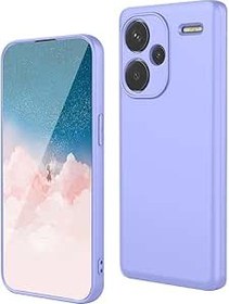 Resim PEIYE Xiaomi Redmi Note 13 Pro Plus 5G (Pro+) için kılıf, darbeye dayanıklı cep telefonu kılıfı, yumuşak silikondan üretilmiştir, elyaf astarlı, optimum koruma için koruyucu kılıf, Cover Case, (lila) 