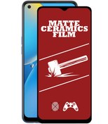 Resim Oppo A74 4G Tam Kaplayan Mat Seramik Ekran Koruyucu 