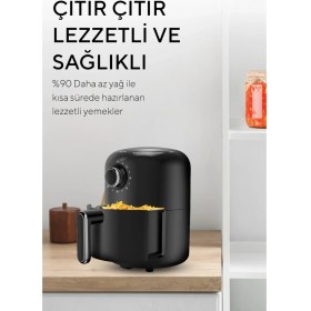 Resim Kumtel Fastfryer 2 Litre ( Yağsız Fritöz Airfryer ) 