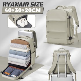 Resim Erkek & Kadın Büyük Kapasiteli Hafif Sırt Çantası - Laptop Bölmeli Ağır Hizmet Tipi Seyahat Sırt Çantası, Uçak Kabin Boy Bavulu, Fermuarlı Kapanış, Erkek Sırt Çantası, Tatil - Unisex Tasarım () - Erkekler & Kadınlar, İş için İdeal Hediye 