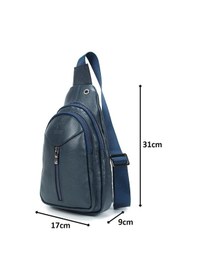 Resim Kangaroo Kıngdom Erkek Lacivert Hakiki Deri Askılı Postacı Çanta Kangaroo K 1012-L 