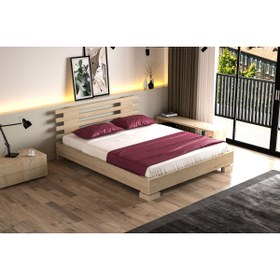 Resim YAPSA HOME MOBİLYA Yap-sa Home Sera-doğal Masif Ahşap Karyola 