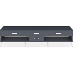 Resim Arges Tv Ünitesi 4 Çekmeceli 220x30x51 Antrasit-antrasit Antrasıt/antrasıt - Antrasıt 