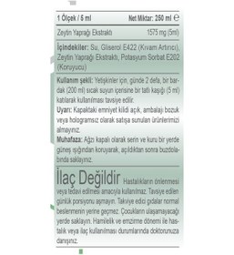 Resim Fitonatural Zeytin Yaprağı Ekstraktı 250 ML 