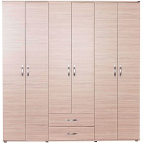 Resim Adore Dinamik Genç Odası 6 Kapı İki Çekmeceli Gardırop (GRD-462-ZR-4) 