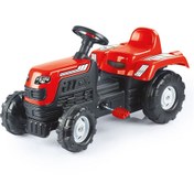 Resim Dolu 8145 Ranchero Pedallı Traktör Kırmızı Renk Pedallı Çocuk Traktör 