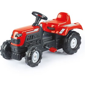 Resim Dolu 8145 Ranchero Pedallı Traktör Kırmızı Renk Pedallı Çocuk Traktör 