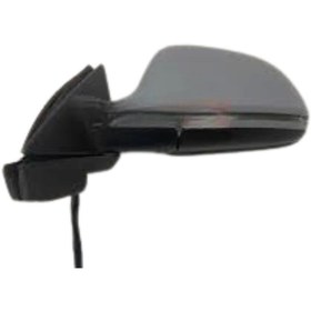 Resim Audi A3 8L1 2003 2008 Sol Ayna Elektrikli Katlanır Isıtmalı Astarlı Asferik 7 Pin 