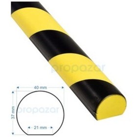 Resim Puffyguard Duvar Panel Koruyucu D - Model D -1 Metre - 40x37x21mm - Tip : C 