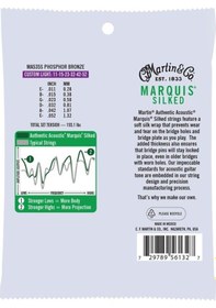 Resim Martin Co Ma535s Marquis Phosphor Bronze Akustik Gitar Teli Cstm Lt 11-52 