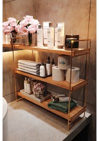 Resim Bino Masa Üstü Düzenleyici Organizer Mutfak ve Banyo Rafı 