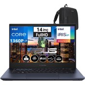 Resim ASUS ExpertBook B5 Flip i7 1360p 24GB 1TB SSD 14" FHD FDOSDOKUNMATİKB5402FVA-I7161TBB1D07 +ZettaÇANTA 